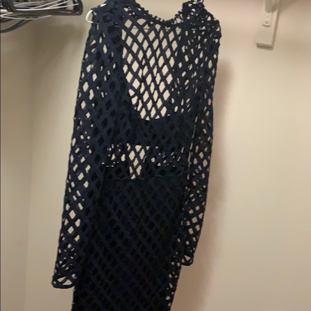 High Neck lace Dress